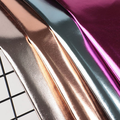 0.5 মিমি লেজার খোদাই পিই চামড়া ইকো বন্ধুত্বপূর্ণ ধাতু চকচকে পিই চামড়া