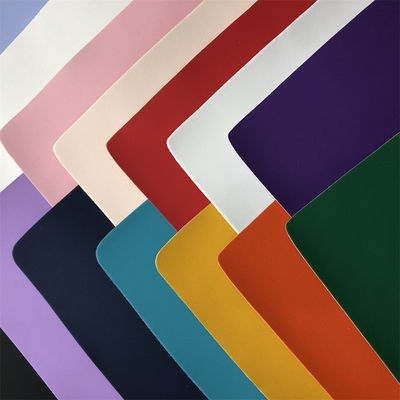 অনুকরণ মাইক্রোফাইবার পিইউ চামড়া পরিধান প্রতিরোধী জুতা নকল চামড়া 1.4 মিমি পুরু