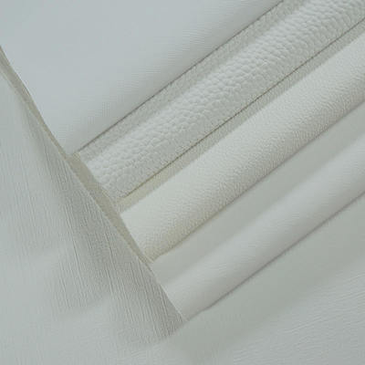 পিভিসি হোয়াইট এমবসড ডিজিটাল প্রিন্টিং ব্যাগ নোটবুক ফোন শেল টেবিল ম্যাট ফ্যাক্স লেদার ফ্যাব্রিকের জন্য সিন্থেটিক কৃত্রিম চামড়া