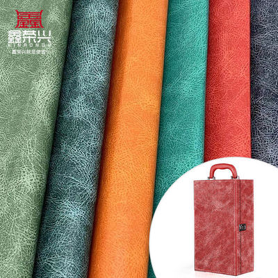 পিভিসি মুদ্রিত সিন্থেটিক চামড়া ফ্যাব্রিক তেল বিস্ফোরণ প্যাটার্ন নোটবুক / টেবিল ম্যাট / ফোন শেল প্যাকিং বক্সের জন্য জলরোধী