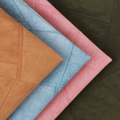 ডেনিম চেক গার্মেন্ট পিইউ চামড়া জলরোধী ধোয়াযোগ্য কটন নীচে