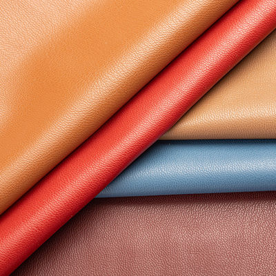 মসৃণ পোশাক পিইউ চামড়া বুননযুক্ত চার পক্ষের ইলাস্টিক নকল চামড়া