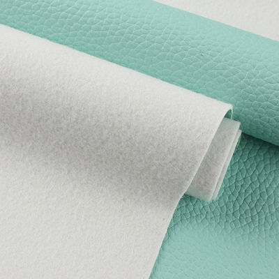 লিচি সিন্থেটিক হ্যান্ডব্যাগ পিইউ চামড়া ব্রাশ করা নীচে 1.2 মিমি বেধ