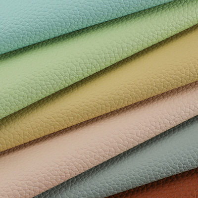 লিচি সিন্থেটিক হ্যান্ডব্যাগ পিইউ চামড়া ব্রাশ করা নীচে 1.2 মিমি বেধ