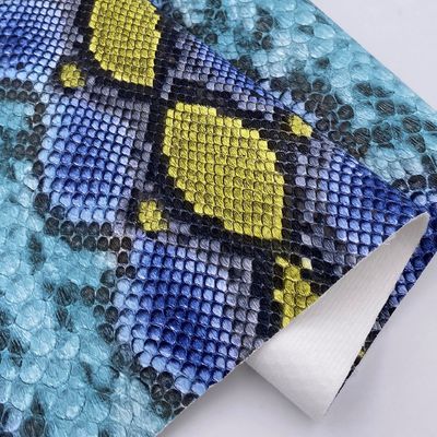 সাপ প্যাটার্ন হ্যান্ডব্যাগ পিইউ চামড়া মুদ্রিত অনুকরণ কটন বেসমেট