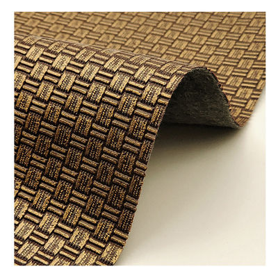 প্যাকেজিং ব্যাগ নকল চামড়া প্রকল্প পিভিসি বোনা প্রাচীন ব্রাসের তাঁত