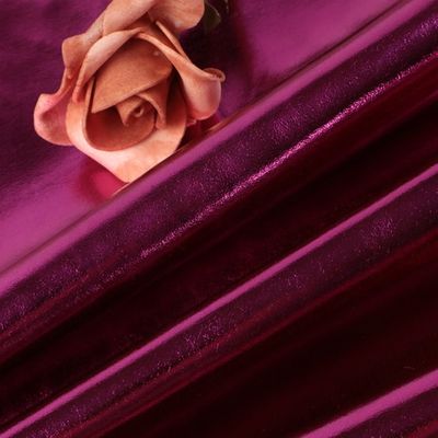 0.5 মিমি লেজার খোদাই পিই চামড়া ইকো বন্ধুত্বপূর্ণ ধাতু চকচকে পিই চামড়া