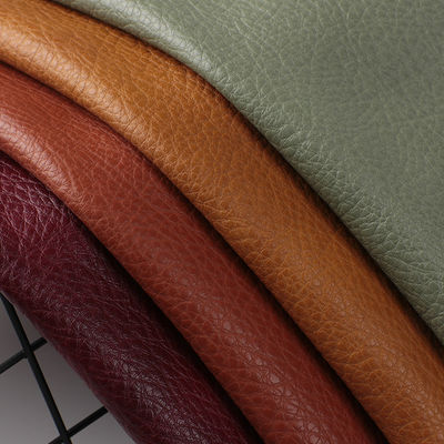 লিচি সুয়েড হ্যান্ডব্যাগ পিইউ চামড়া নকল পরিধান প্রতিরোধী 1.7 মিমি বেধ