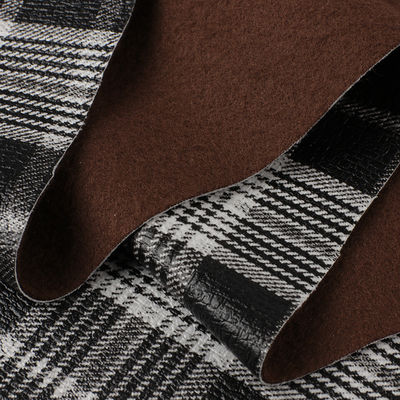 আরামদায়ক নকল হ্যান্ডব্যাগ পিইউ চামড়া স্কটিশ স্টাইল প্লেড নরম বেসমেট নীচে