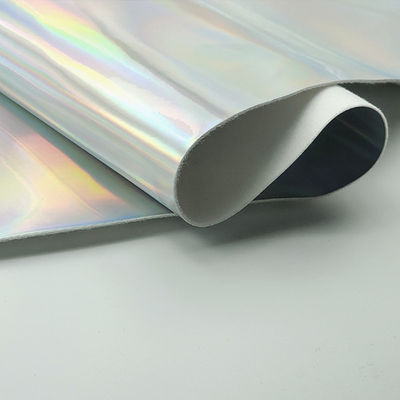 লেজার মিরর পিই চামড়া এবং নকল চামড়া জলরোধী গ্রেডিয়েন্ট প্রতিফলিত সিলভার