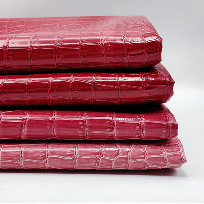 চকচকে ক্রোকোডাইল পিভিসি চামড়া প্যাকেজিং বক্স ক্রোকোডাইল এমবসড চামড়া