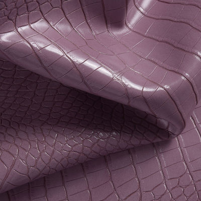 হ্যান্ডব্যাগ ক্রোকোডাইল সেমি পিইউ চামড়া ফ্যাব্রিক 1.2 মিমি বেধ কাস্টমাইজড
