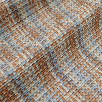 0ব্যাগের জন্য.8 মিমি পিভিসি চামড়া এমবসড রেইনবো টেক্সচারড ফেক্স চামড়া ফ্যাব্রিক