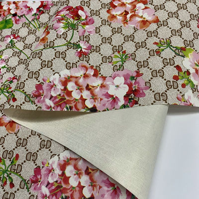 মুদ্রিত জিডি চিঠি ফুল পিভিসি ফ্যাক্স চামড়া ব্যাগ ফোন কেস প্যাকেজ বক্স চামড়া ফ্যাব্রিক