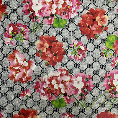 মুদ্রিত জিডি চিঠি ফুল পিভিসি ফ্যাক্স চামড়া ব্যাগ ফোন কেস প্যাকেজ বক্স চামড়া ফ্যাব্রিক