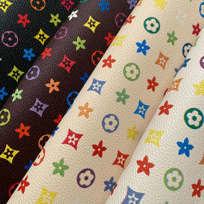 পিভিসি সিন্থেটিক ফ্যাক্স লেদার উপাদান অ্যান্টি ফাউলিং পেন্টাগন মুদ্রিত