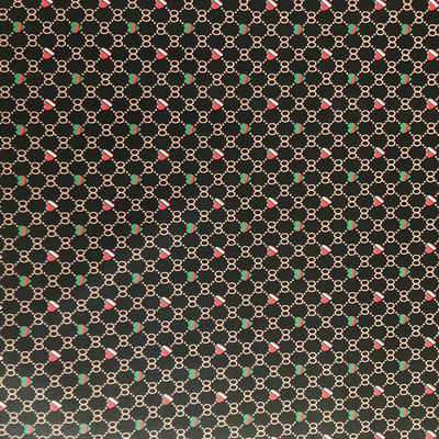 মুদ্রিত হার্ট আকৃতির সংখ্যা ৮ পিভিসি নকল চামড়া ব্যাগ ব্যাগ মানিব্যাগ ফোন কেস প্যাকেজ বক্স চামড়া কাপড়