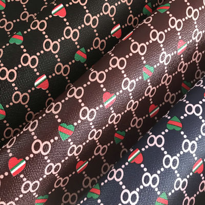 মুদ্রিত হার্ট আকৃতির সংখ্যা ৮ পিভিসি নকল চামড়া ব্যাগ ব্যাগ মানিব্যাগ ফোন কেস প্যাকেজ বক্স চামড়া কাপড়