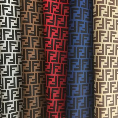 মুদ্রিত ডাবল এফ অক্ষর পিভিসি নকল চামড়া ব্যাগ ব্যাগ মানিব্যাগ ফোন কেস প্যাকেজ উপহার বাক্স চামড়া কাপড়