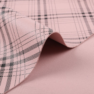 ব্যাগ প্লাইড স্ট্রিপড প্রিন্ট পিভিসি ফ্যাক্স লেদার ফ্যাব্রিক কৃত্রিম স্ক্র্যাচ প্রতিরোধী