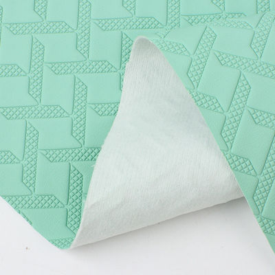 কাস্টম কার ফ্লোর ম্যাটস চামড়া বোনা প্যাটার্ন পিভিসি চামড়া উপাদান ছত্রাক বিরোধী