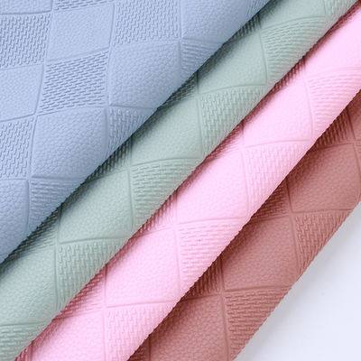 1.১ মিমি কার ফ্লোর ম্যাটস চামড়া ডায়মন্ড এমবসড পিভিসি ফ্লোর লেদার