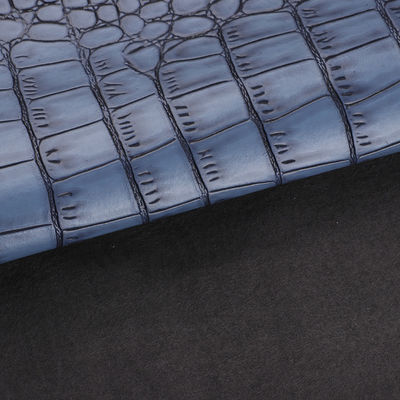 জুতার জন্য এমবসড মাইক্রোফাইবার চামড়া ১.২ মিমি ইলেগ্যান্স ক্রোকোডাইল প্যাটার্ন চামড়া