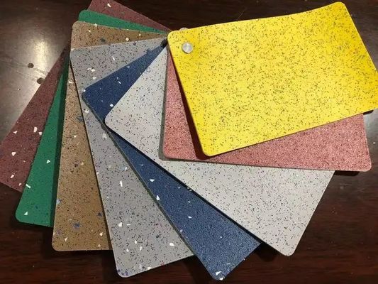 ঘর্ষণ প্রতিরোধের গাড়ী মেঝে ম্যাট চামড়া 2m কোয়ার্টজ ভিনাইল মেঝে টাইলস চামড়া