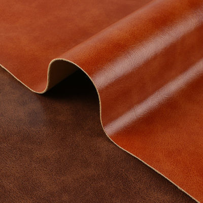 তেল মোম এমবসড পিই জুতা চামড়া নকল ব্রাশ টেক্সচার ইকো বন্ধুত্বপূর্ণ