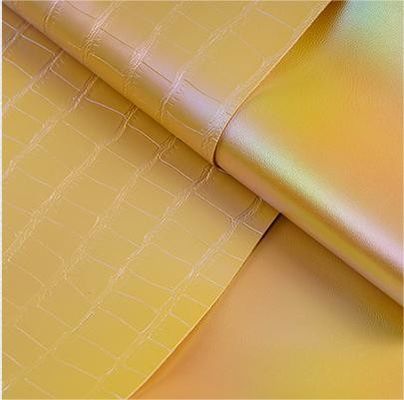 রঙিন গ্র্যাডিয়েন্ট ক্রোকোডাইল পিভিসি নকল কৃত্রিম চামড়া ব্যাগ চামড়া ফ্যাব্রিক উপাদান