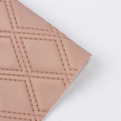 নরম সেলাই করা ব্রোডারিড ডায়মন্ড বোনা ডেকোরেটিভ পিভিসি নকল কৃত্রিম চামড়া