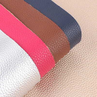 পিইউ এমবসড রেক্সিন লিচি সিন্থেটিক চামড়া ব্যাগ জন্য ওয়ালপেপার Wallets জুতা নোটবুক সঙ্গে নকল চামড়া উপাদান