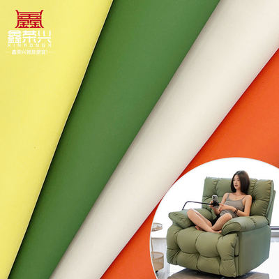 সুপার প্রসারিত পিভিসি সিন্থেটিক চামড়া ফ্যাব্রিক প্লেইন গ্রেনড ময়লা প্রতিরোধী