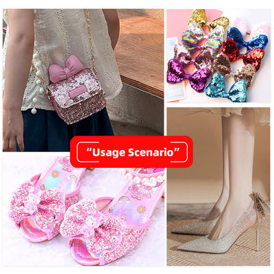 জুতার জন্য কাঁচা গ্লিটার পিভিসি সিন্থেটিক চামড়া জুয়েলারী কারুশিল্প ব্যাগ ব্যাগ প্যাকেজিং বক্স জাল চামড়া উপাদান