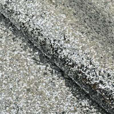 জুতার জন্য কাঁচা গ্লিটার পিভিসি সিন্থেটিক চামড়া জুয়েলারী কারুশিল্প ব্যাগ ব্যাগ প্যাকেজিং বক্স জাল চামড়া উপাদান