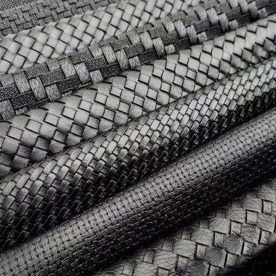 লুপযুক্ত ফ্যাব্রিক বোনা প্যাটার্ন পিভিসি সিনথেটিক চামড়া এমবসড জুতা ব্যাগ আসবাবপত্র কারুশিল্প গাড়ি জাল চামড়া ফ্যাব্রিক প্রসারিত