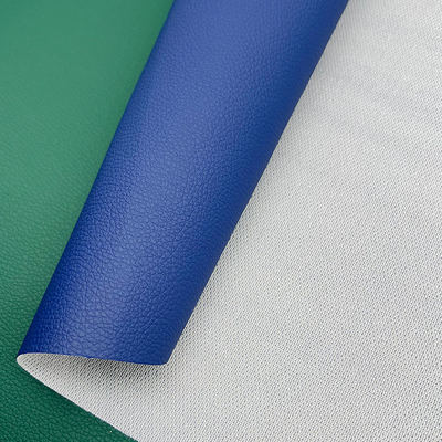 ফার্নিচার সোফা ডেকোরেটিভ ক্রাফট ব্যাগ কার কুশন এর জন্য পিভিসি সিনথেটিক আর্টিফিসিয়াল লেদার এমবসড লিচি শস্য ডিজাইন