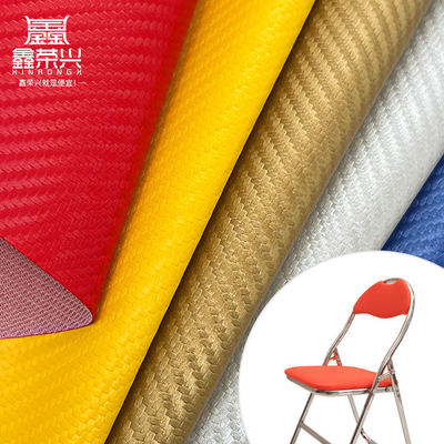 উজ্জ্বল রঙের ফক্স কার্বন ফাইবার শস্য সিনথেটিক চামড়া পিভিসি কৃত্রিম চামড়ার জুতা কুশন গাড়ির অভ্যন্তর সজ্জা ফ্যাব্রিক