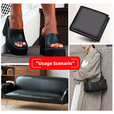 পাইকারি ডাবল ব্রাশ ব্যাক পিভিসি বিভিন্ন এমবসড প্যাটার্ন কৃত্রিম সিন্থেটিক চামড়া ব্যাগ জন্য সোফা ফ্যাক্স চামড়া উপকরণ