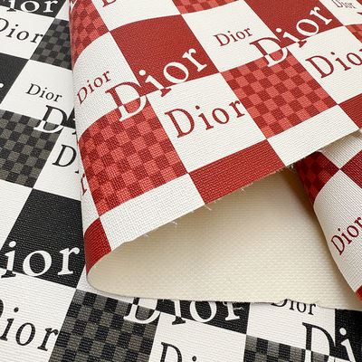 মুদ্রিত পিভিসি ভুয়া চামড়া কাপড় ব্যাগ এবং purses জন্য 0.8mm পুরু