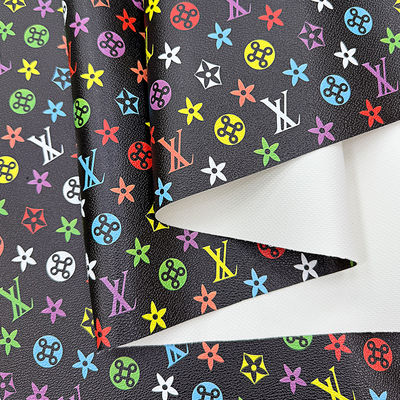 ব্যাগ এবং কারুশিল্পের জন্য জলরোধী মুদ্রিত পিভিসি ফ্যাক্স চামড়া