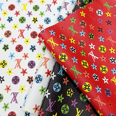 ব্যাগ এবং কারুশিল্পের জন্য জলরোধী মুদ্রিত পিভিসি ফ্যাক্স চামড়া