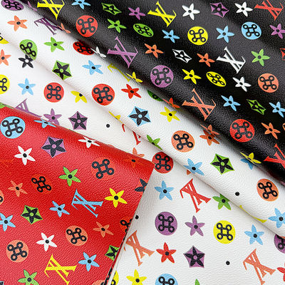 ব্যাগ এবং কারুশিল্পের জন্য জলরোধী মুদ্রিত পিভিসি ফ্যাক্স চামড়া