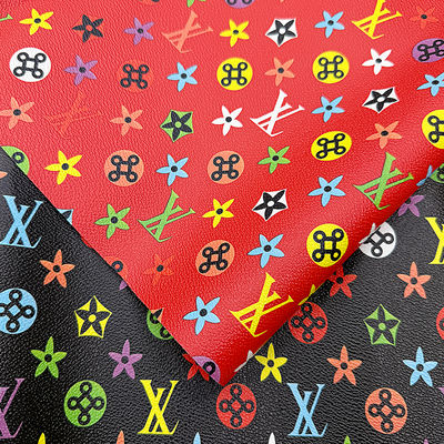 ব্যাগ এবং কারুশিল্পের জন্য জলরোধী মুদ্রিত পিভিসি ফ্যাক্স চামড়া