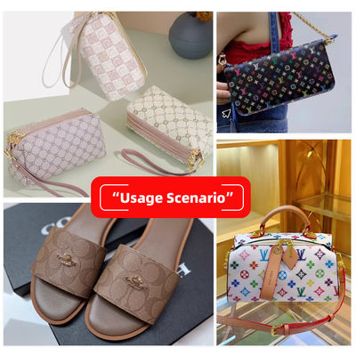 ব্যাগ এবং কারুশিল্পের জন্য জলরোধী মুদ্রিত পিভিসি ফ্যাক্স চামড়া