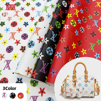 ব্যাগ এবং কারুশিল্পের জন্য জলরোধী মুদ্রিত পিভিসি ফ্যাক্স চামড়া