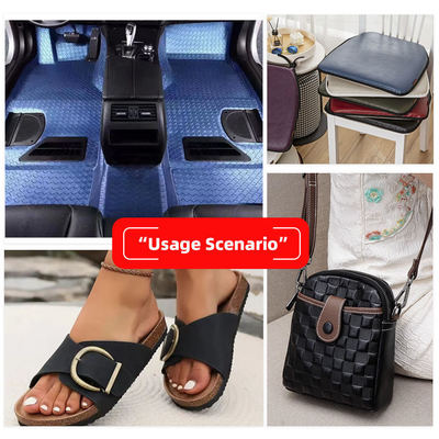 গাড়ির সিট এবং আসবাবের জন্য পিভিসি শস্য প্যাটার্ন সিনথেটিক চামড়ার কাপড়