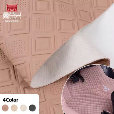 গাড়ির সিট, সোফা, ব্যাগ সাজানোর জন্য পিভিসি ডায়মন্ড পঞ্চিং এমবসড স্টাইলের কৃত্রিম সিনথেটিক চামড়া