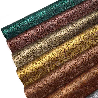 PVC ফুলের প্যাটার্নের কৃত্রিম সিনথেটিক চামড়ার ওয়ালেট বক্স জুতো নোটবুক ফলস লেদার ফ্যাব্রিক