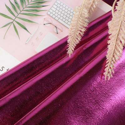 মেটাল ফিল্ম PU R61 ভেড়ার চামড়ার টেক্সচারযুক্ত সিনথেটিক চামড়ার পোশাকের ওয়ালেট বক্স জুতা ব্যাগ নোটবুক ফলস লেদার ফ্যাব্রিক